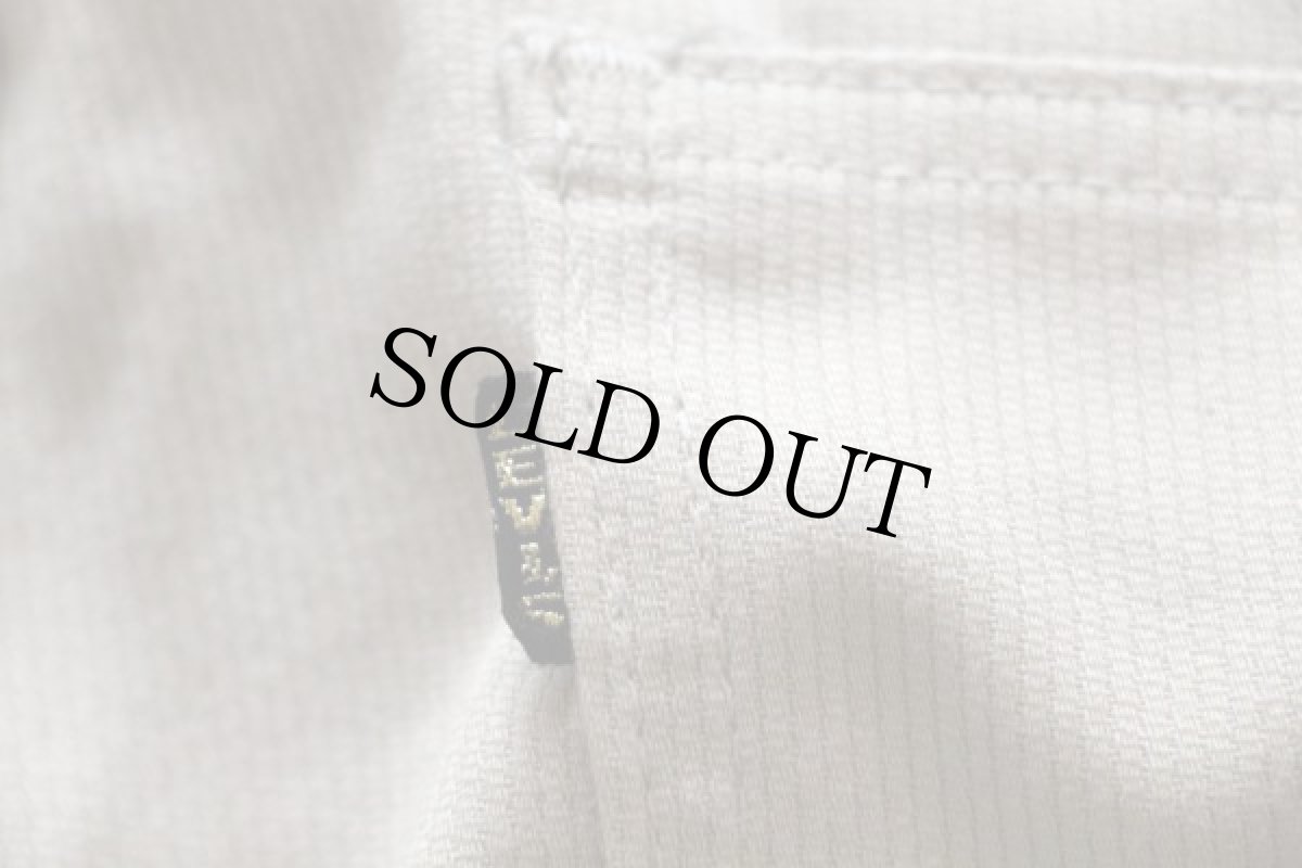 画像4: 70s LEVI'Sリーバイス BIGE ピケパンツ アイボリー (4)