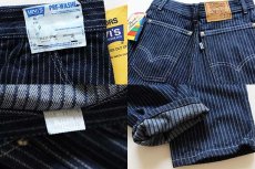 画像3: デッドストック★80s USA製 Levi'sリーバイス ストライプ デニムパンツ 9 (3)