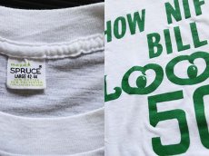 画像3: 70s USA製 HOW NIFTY BILL LOOKS 50 Tシャツ 白 L (3)