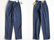 画像2: デッドストック★80s USA製 Levi'sリーバイス ストライプ デニムパンツ 9 (2)