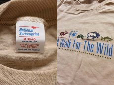 画像3: デッドストック★80s USA製 A Walk For The Wild Tシャツ ベージュ M (3)