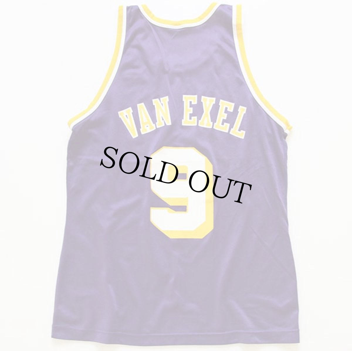 画像2: Championチャンピオン NBA LAKERSレイカーズ VAN EXEL 9 ユニフォーム 44 (2)