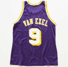 画像2: Championチャンピオン NBA LAKERSレイカーズ VAN EXEL 9 ユニフォーム 44 (2)