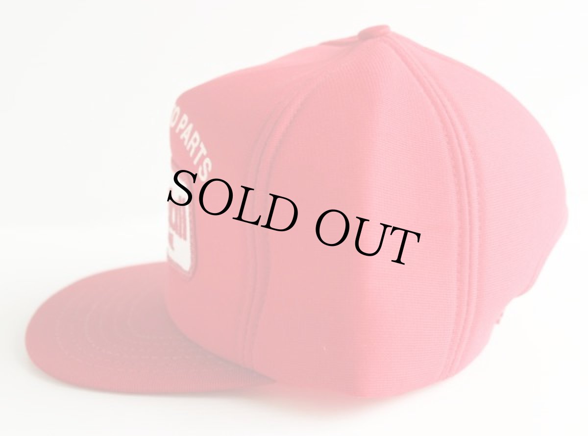 画像2: デッドストック★80s USA製 Kendall MOTOR OIL パッチ付き キャップ 赤 (2)