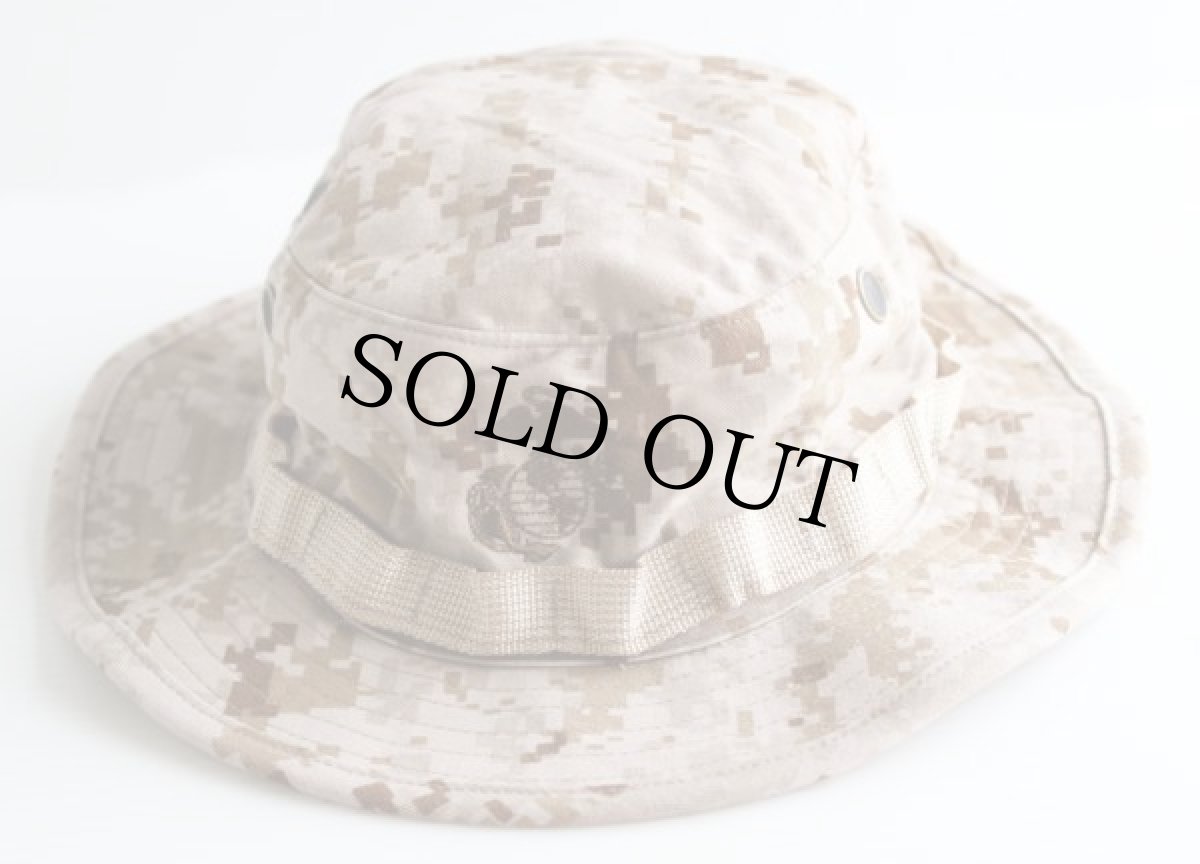 画像2: 00s 米軍 USMC MARPAT デザート デジタルカモ ブーニーハット (2)