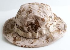 画像2: 00s 米軍 USMC MARPAT デザート デジタルカモ ブーニーハット (2)