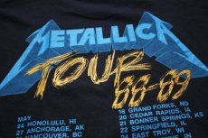 画像4: 80s METALLICAメタリカ AND JUSTICE FOR ALL TOUR 88-89 バンドTシャツ XL (4)