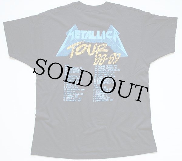 80s METALLICA メタリカ AND JUSTICE FOR ALL TOUR 88-89 バンドT