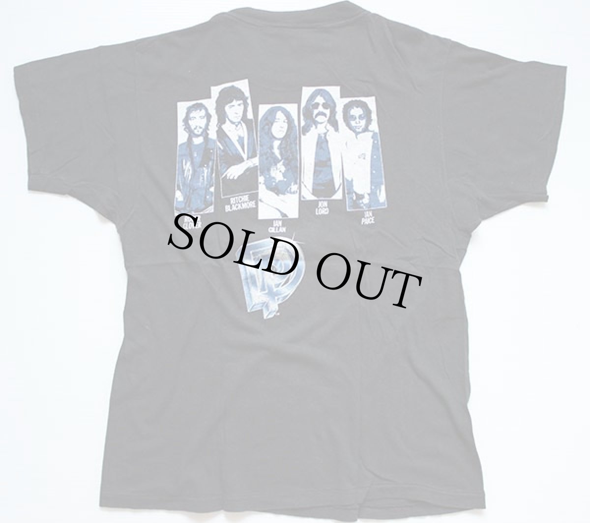 画像3: 80s USA製 DEEP PURPLE ディープパープル コットン バンドTシャツ L (3)