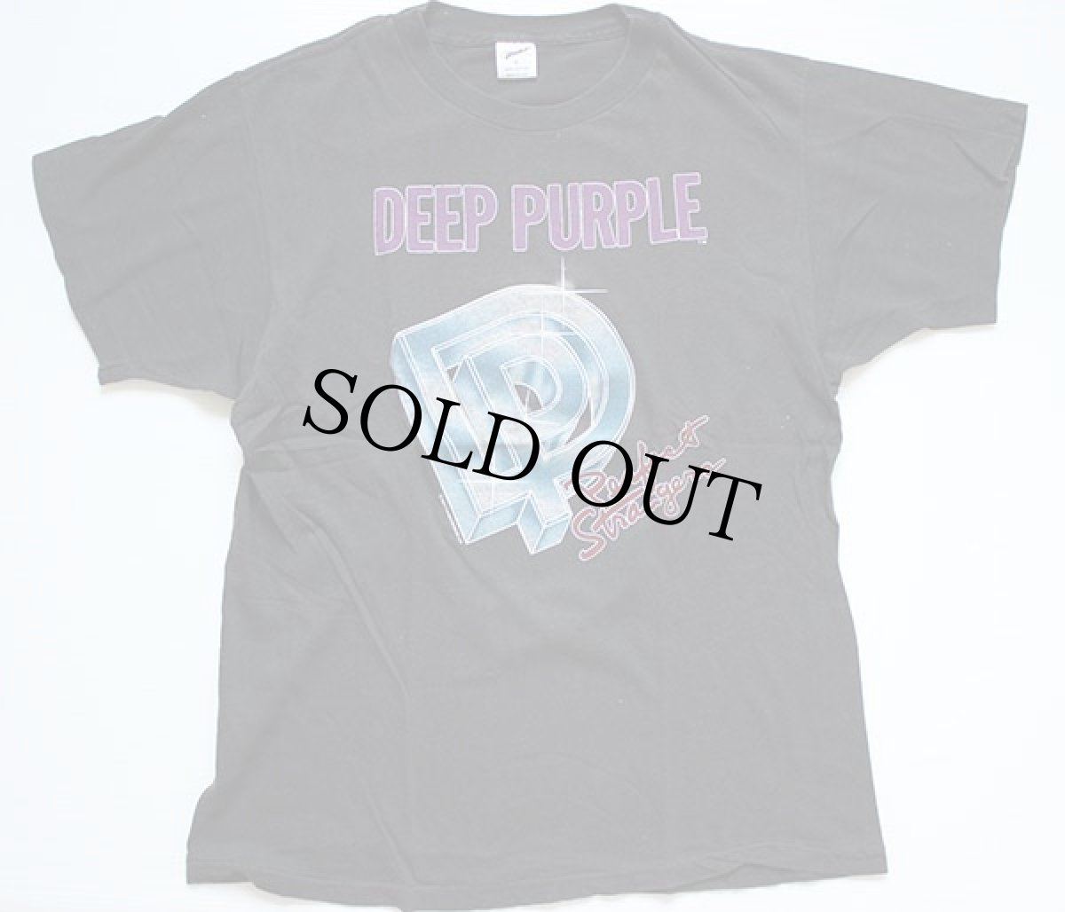 画像2: 80s USA製 DEEP PURPLE ディープパープル コットン バンドTシャツ L (2)