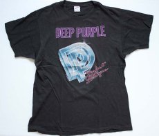 画像2: 80s USA製 DEEP PURPLEディープパープル コットンTシャツ L (2)
