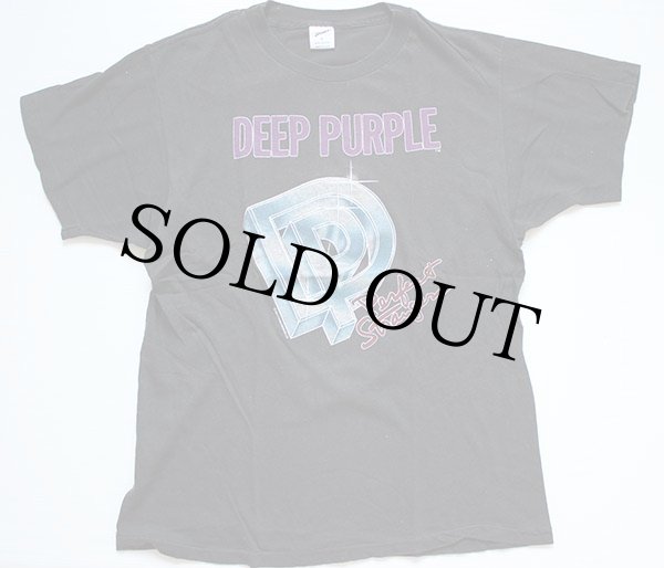 80s USA製 DEEP PURPLE ディープパープル コットン バンドT