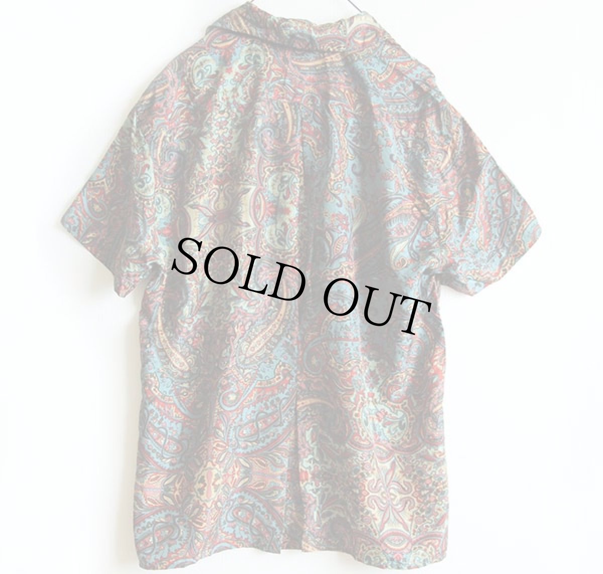 画像2: 90s ラルフローレン エスニック柄 半袖シルクシャツ 6 (2)