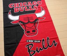 画像1: 90s CHICAGO BULLS シカゴ ブルズ タペストリー (1)