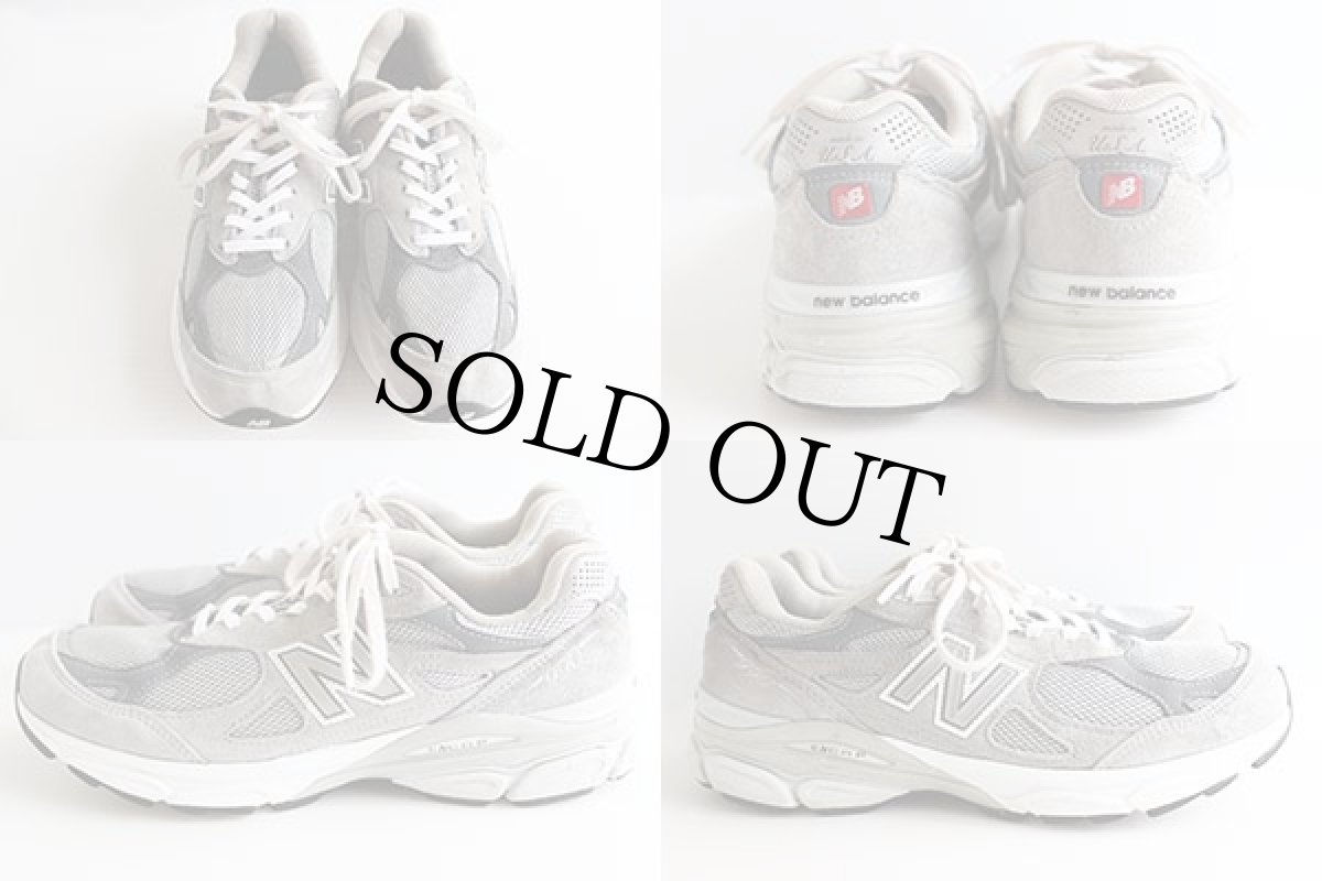 画像2: USA製 NEW BALANCEニューバランス 990 スニーカー グレー (2)