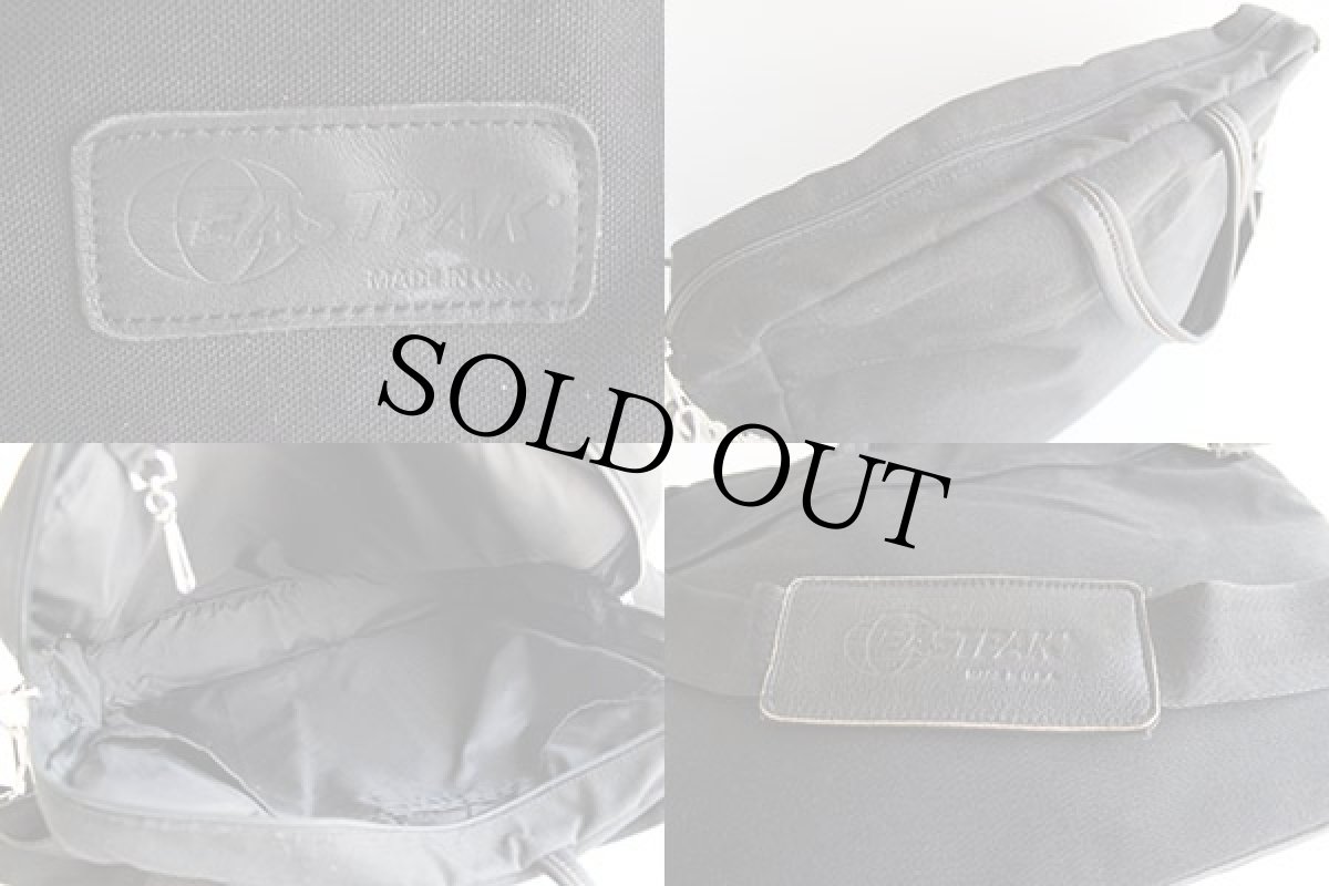 画像3: 80s USA製 EASTPAKイーストパック 2WAY ショルダーバッグ 黒 (3)