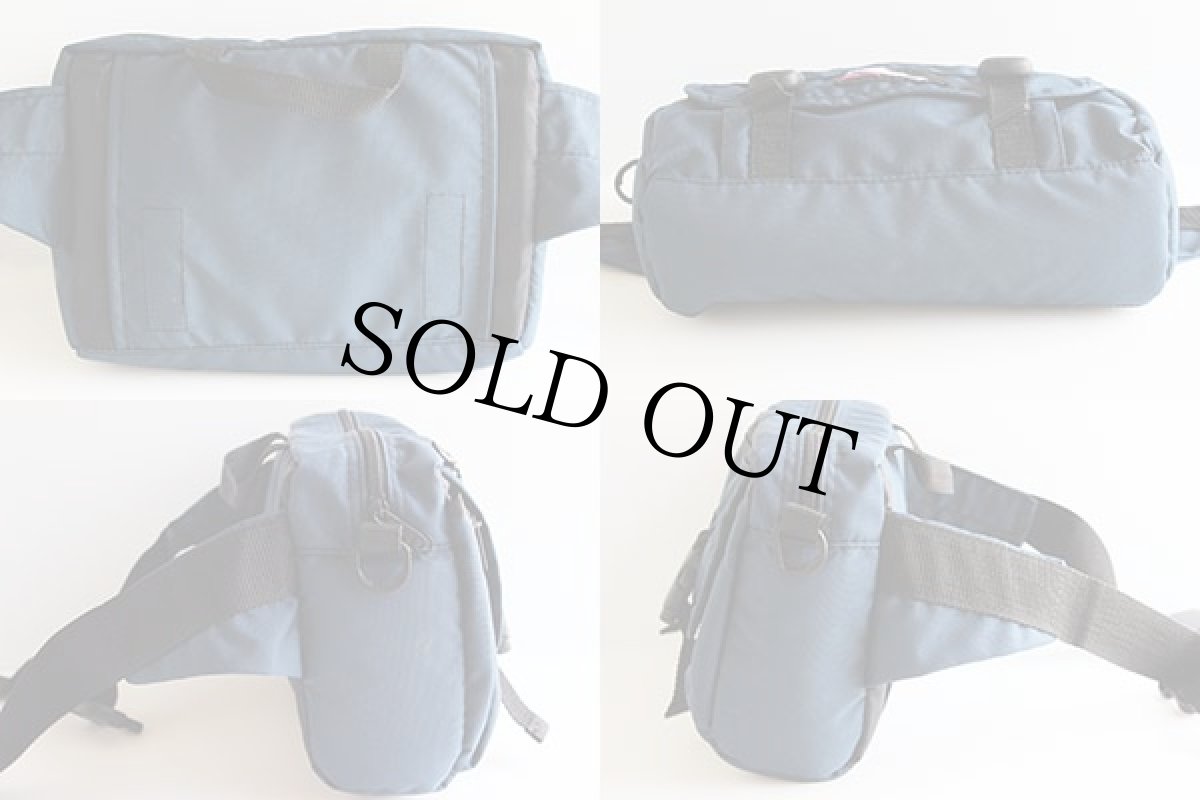 画像2: 90s ARTIX ナイロン マルチバッグ 紺 (2)