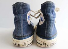 画像5: 80s USA製 CONVERSEコンバース ALL STARオールスター HI 当て布 紺 7.5 (5)