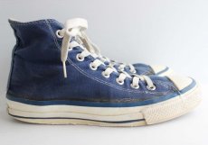 画像3: 80s USA製 CONVERSEコンバース ALL STARオールスター HI 当て布 紺 7.5 (3)