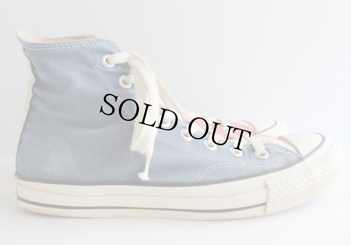 画像3: 80s USA製 CONVERSEコンバース ALL STARオールスターHI 当て布 マルチカラー 7.5 (3)