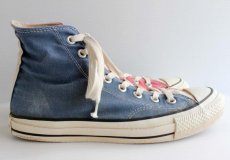 画像3: 80s USA製 CONVERSEコンバース ALL STARオールスターHI 当て布 マルチカラー 7.5 (3)