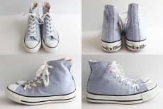 画像2: 90s USA製 CONVERSEコンバース ALL STARオールスター HI 薄青紫 5.5 (2)