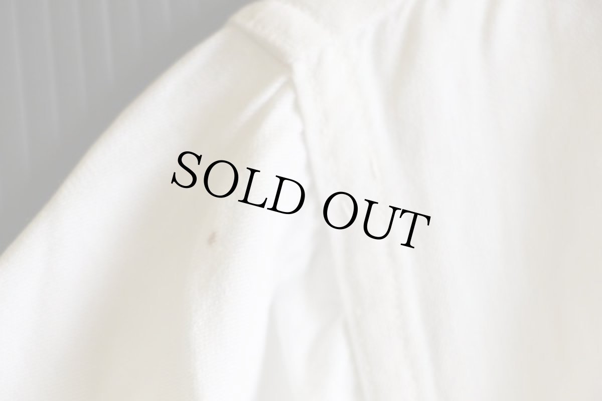 画像7: 60s MOSLEM フリーメイソン チェーン刺繍 ボウリングシャツ 白 M (7)