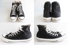 画像2: 90s USA製 CONVERSEコンバース ALL STARオールスター HI 黒 10 (2)