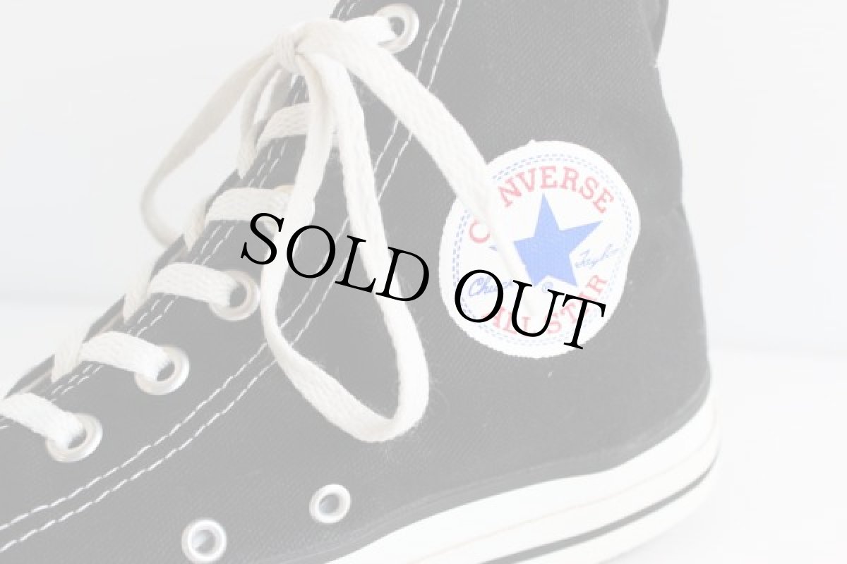 画像4: 90s USA製 CONVERSEコンバース ALL STARオールスター HI 黒 10 (4)