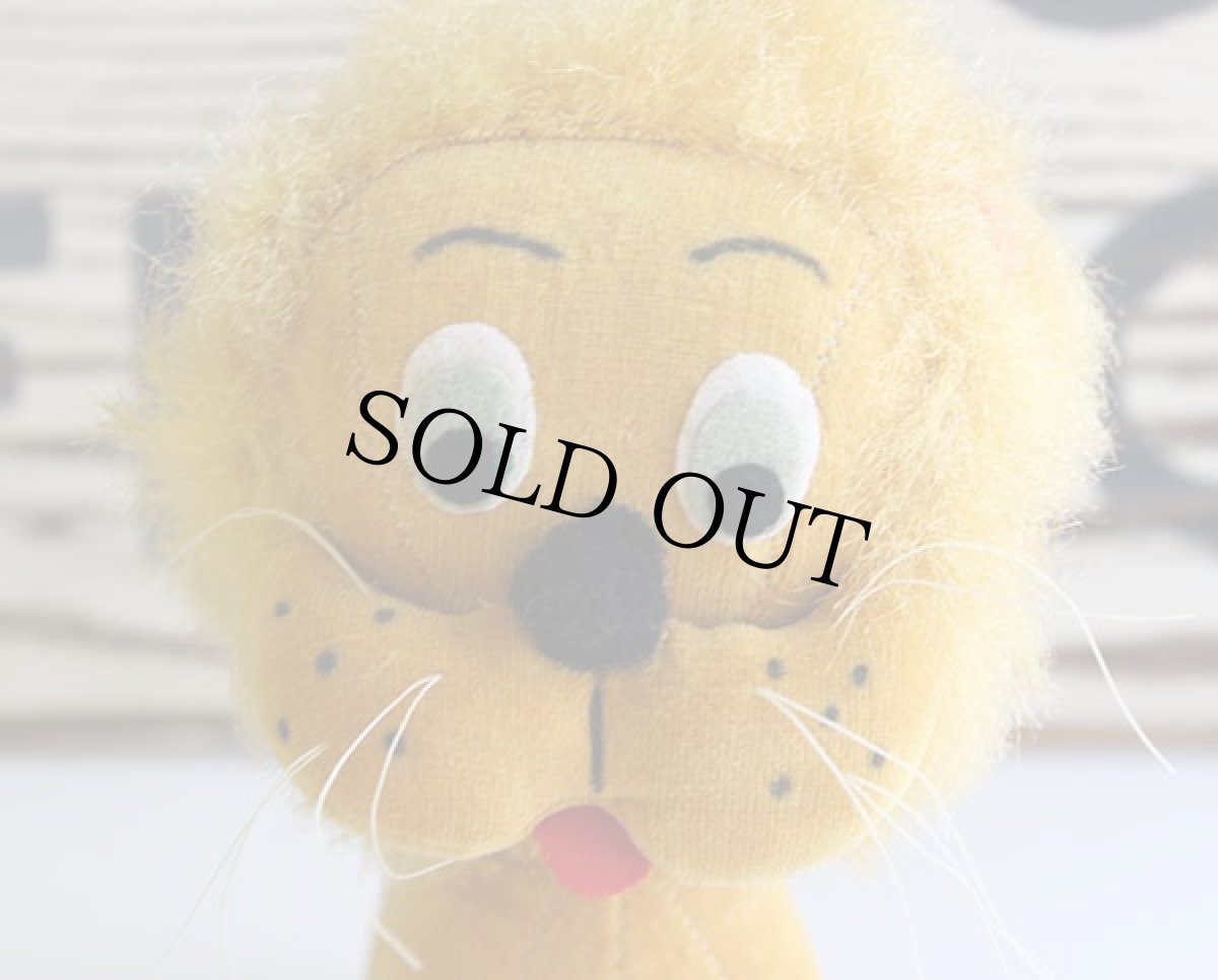 画像2: 60s ライオン ドール★ぬいぐるみ  (2)