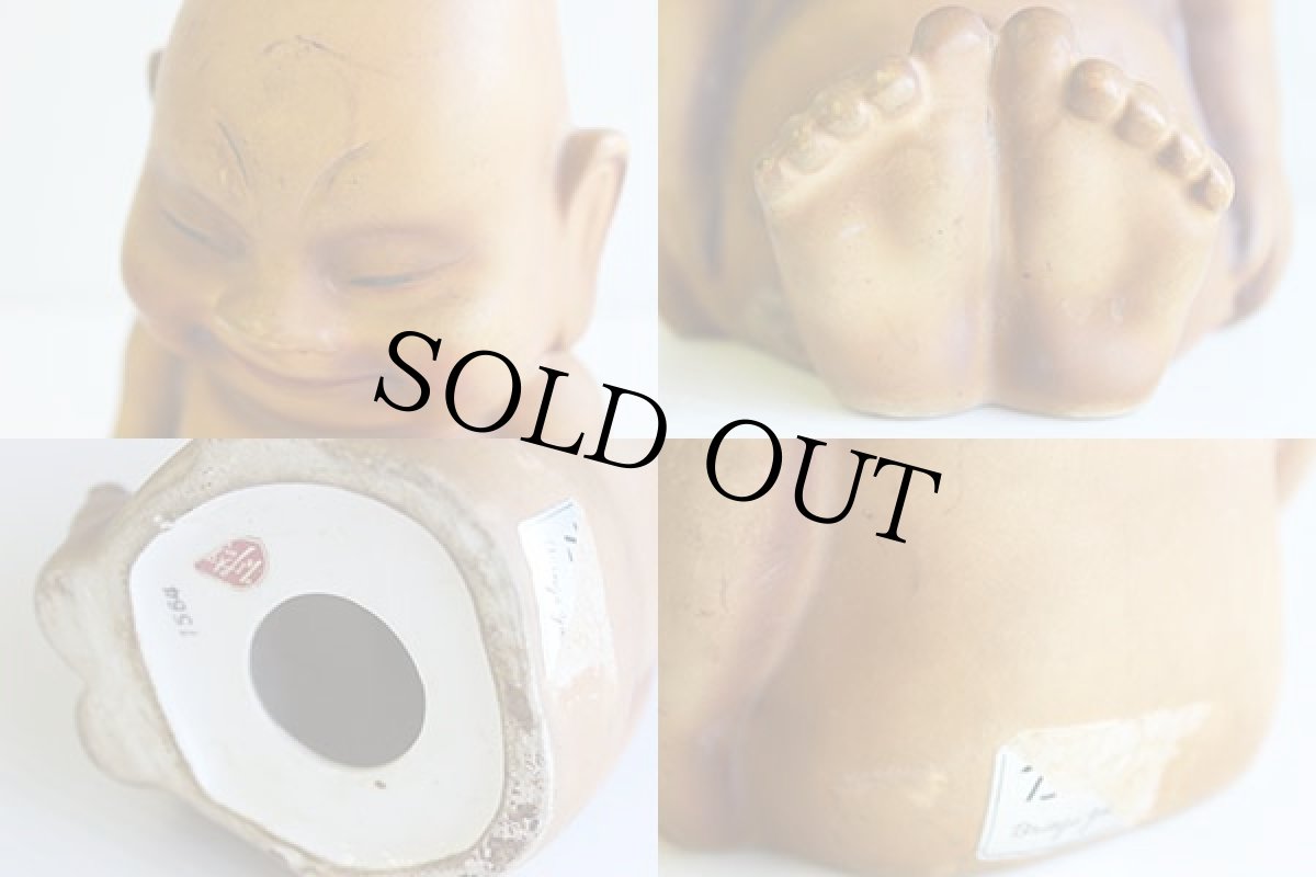 画像3: ビンテージ ビリケン セラミック 貯金箱 (3)