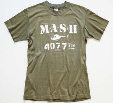 画像2: 80s USA製 MASH Tシャツ オリーブ M (2)