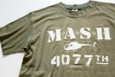 画像1: 80s USA製 MASH Tシャツ オリーブ M (1)