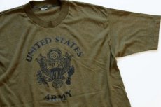 画像1: 80s UNITED STATES ARMY Tシャツ オリーブ (1)