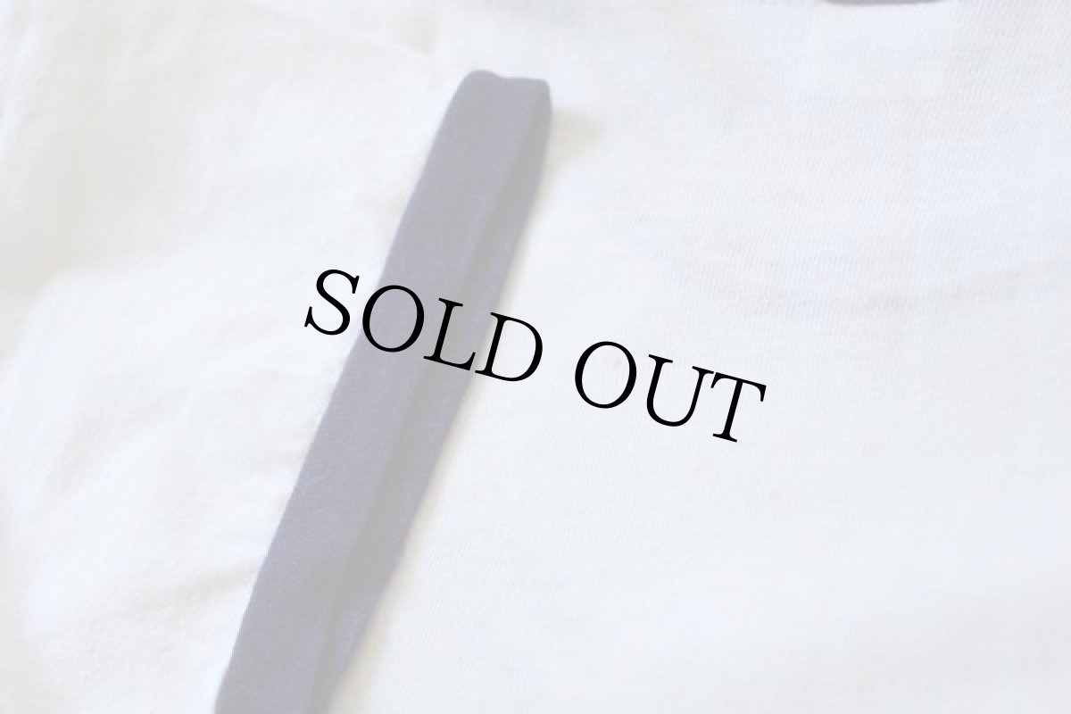 画像5: 70s USA製 Championチャンピオン MICHIGAN 染み込みプリント コットン リンガーTシャツ M (5)