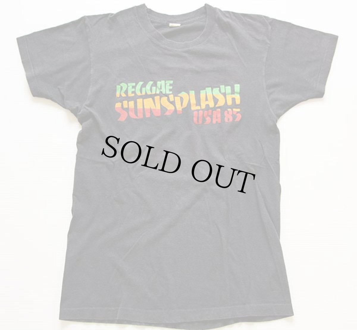 画像2: 80s USA製 REGGAE SUNSPLASH USA 85 Tシャツ 黒 L (2)