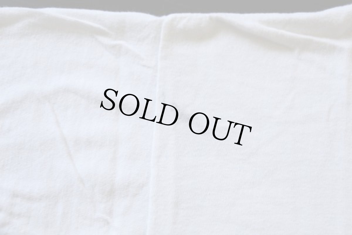 画像6: 70s USA製 Championチャンピオン MICHIGAN 染み込みプリント コットン リンガーTシャツ M (6)