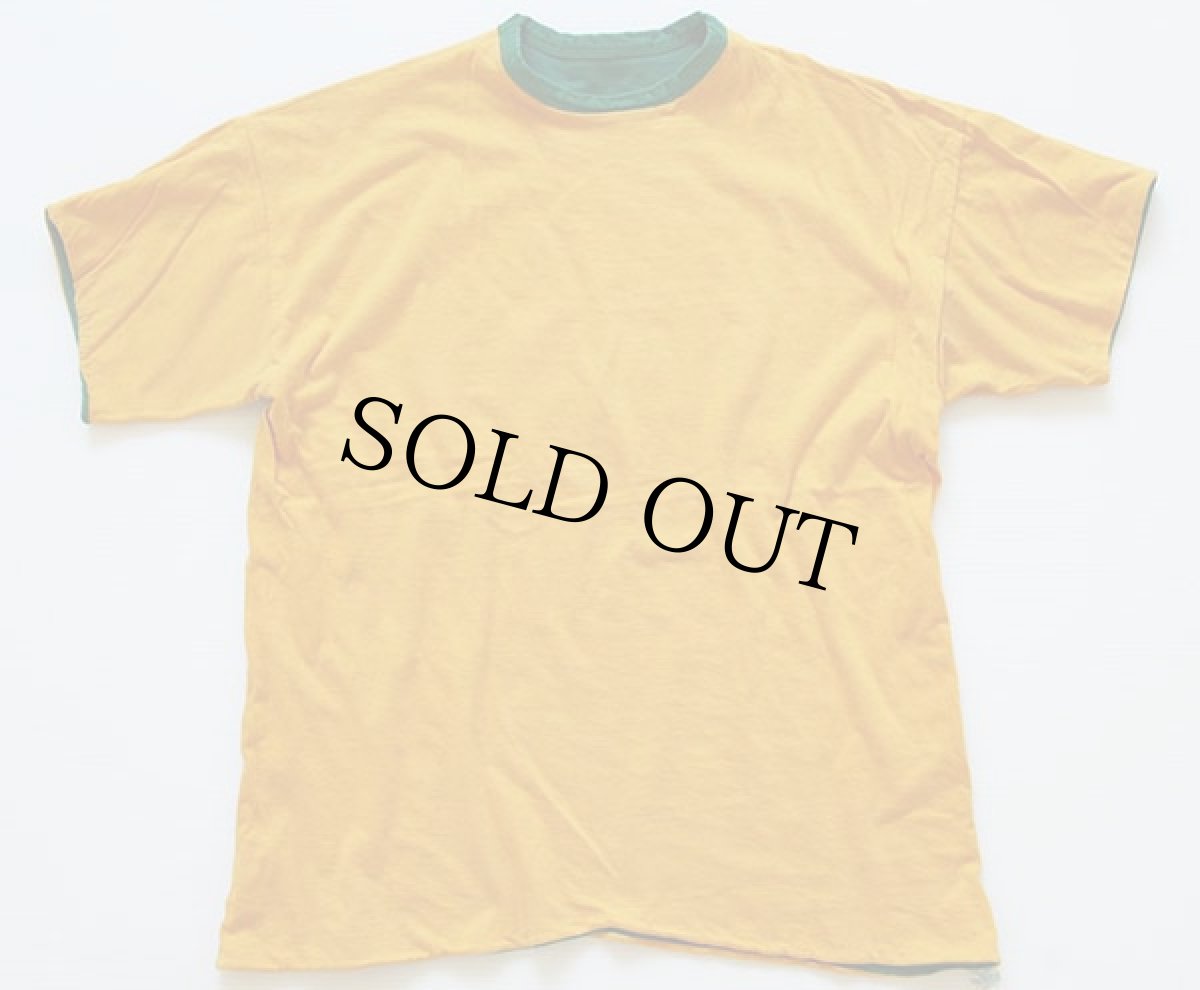 画像2: 70s USA製 Championチャンピオン リバーシブルTシャツ 緑×黄 XL (2)