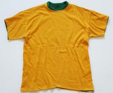 画像2: 70s USA製 Championチャンピオン リバーシブルTシャツ 緑×黄 XL (2)