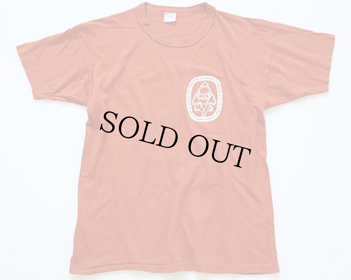 画像2: 80s USA製 Championチャンピオン NOAC TEXAS コットンTシャツ レンガ L (2)