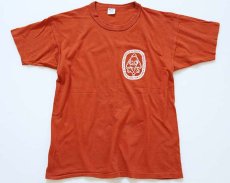 画像2: 80s USA製 Championチャンピオン NOAC TEXAS コットンTシャツ レンガ L (2)