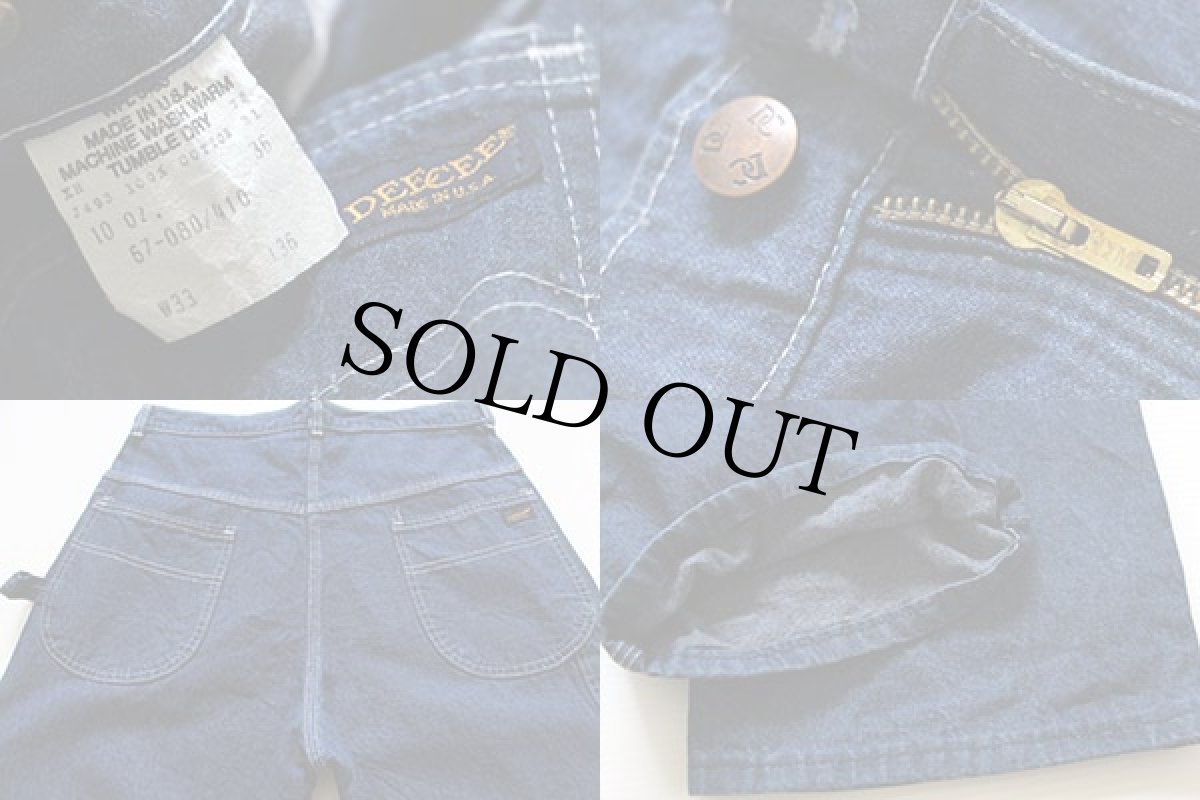 画像3: 80s USA製 WASHINGTON DEE CEE デニム ペインターパンツ w33 (3)