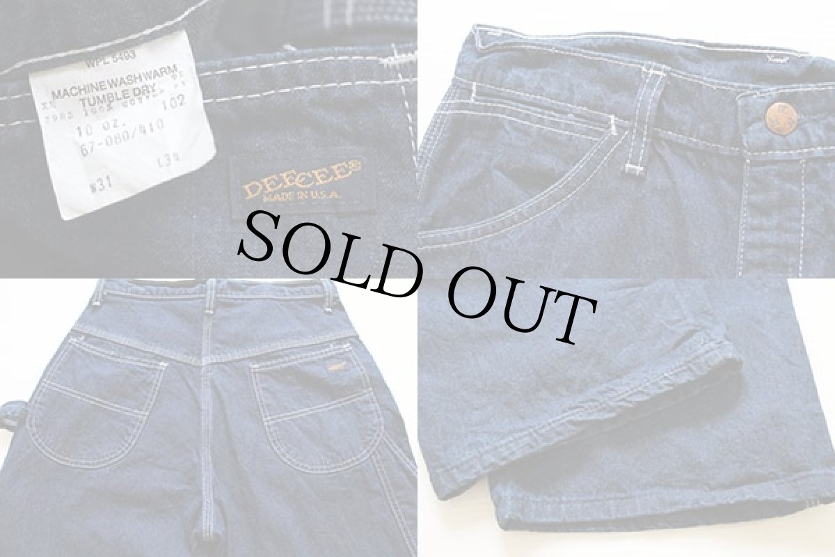 画像3: 80s USA製 WASHINGTON DEE CEE デニム ペインターパンツ w31 (3)