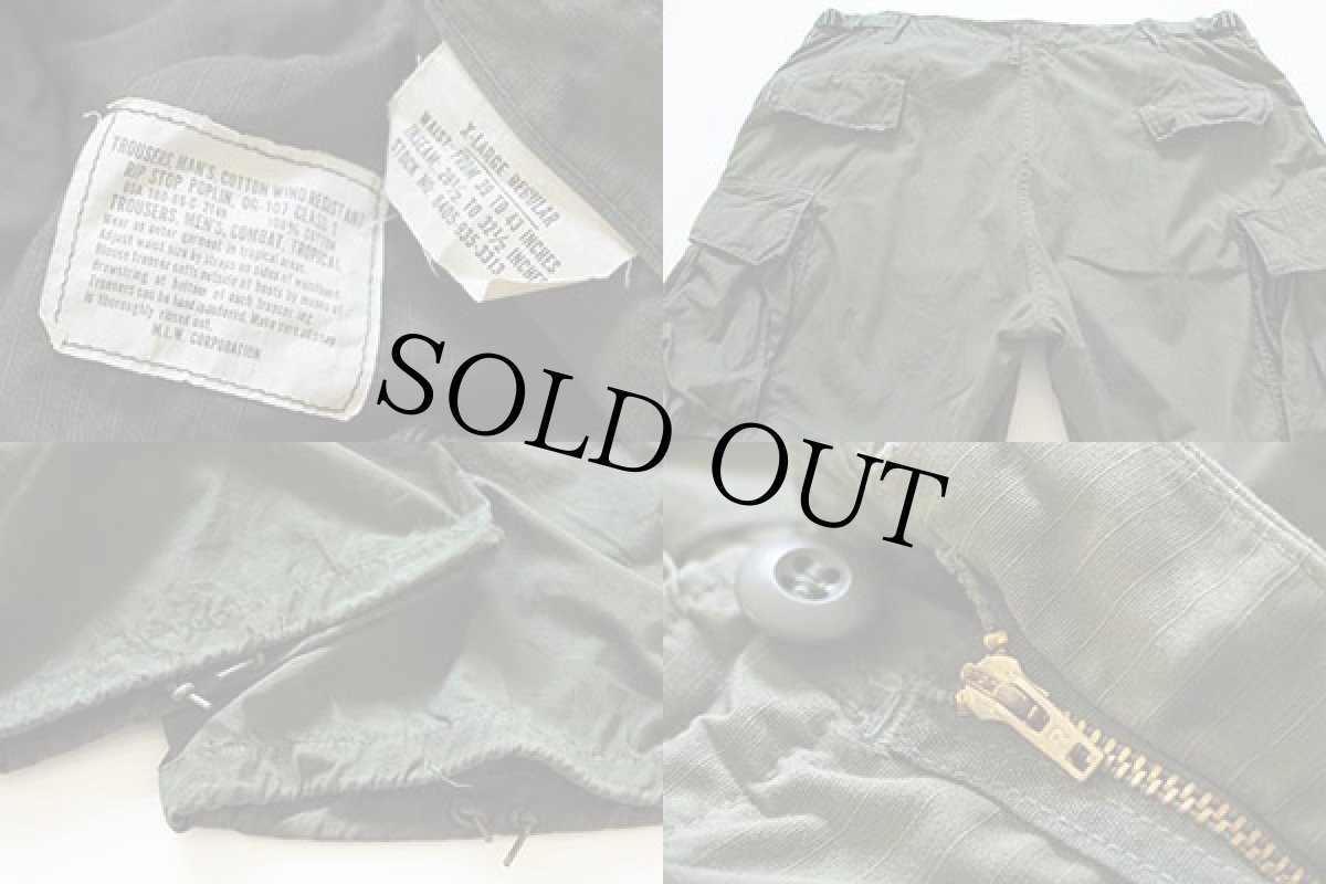 画像3: 60s 米軍 U.S.ARMY ジャングルファティーグパンツ XL-R (3)