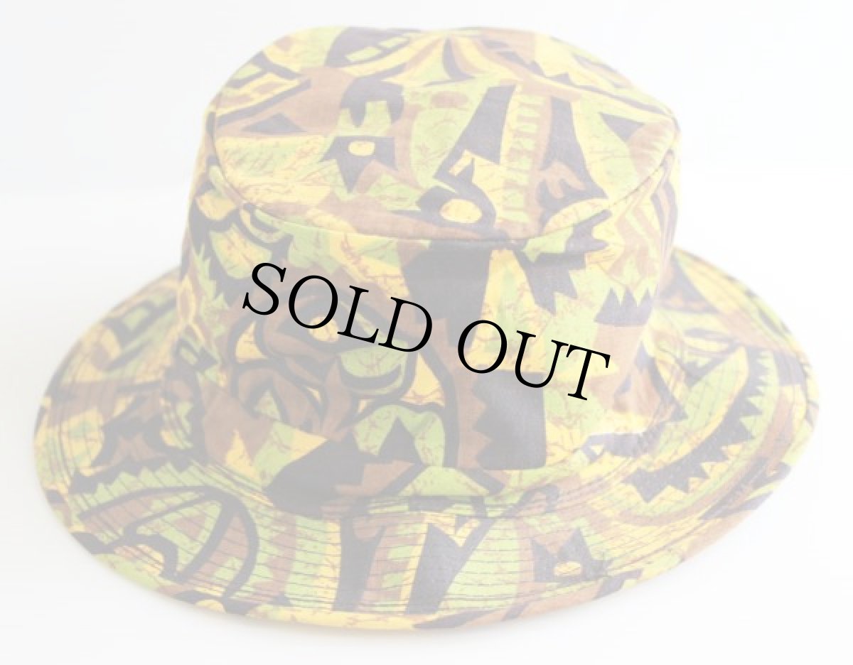 画像2: 70s USA製 JIFFY ROLL-UP 総柄 バケットハット (2)