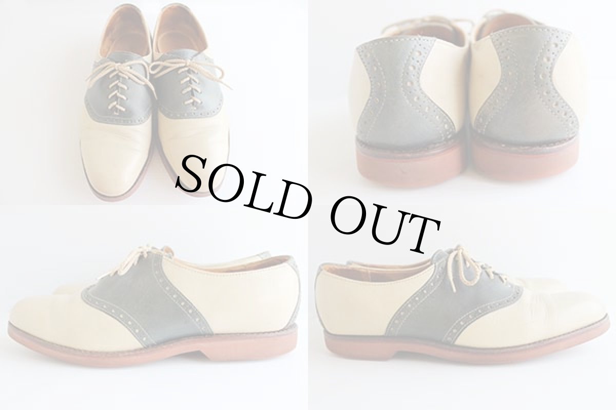 画像2: USA製 COLE-HAANコールハーン サドルシューズ 8E★レザーシューズ 革靴 (2)