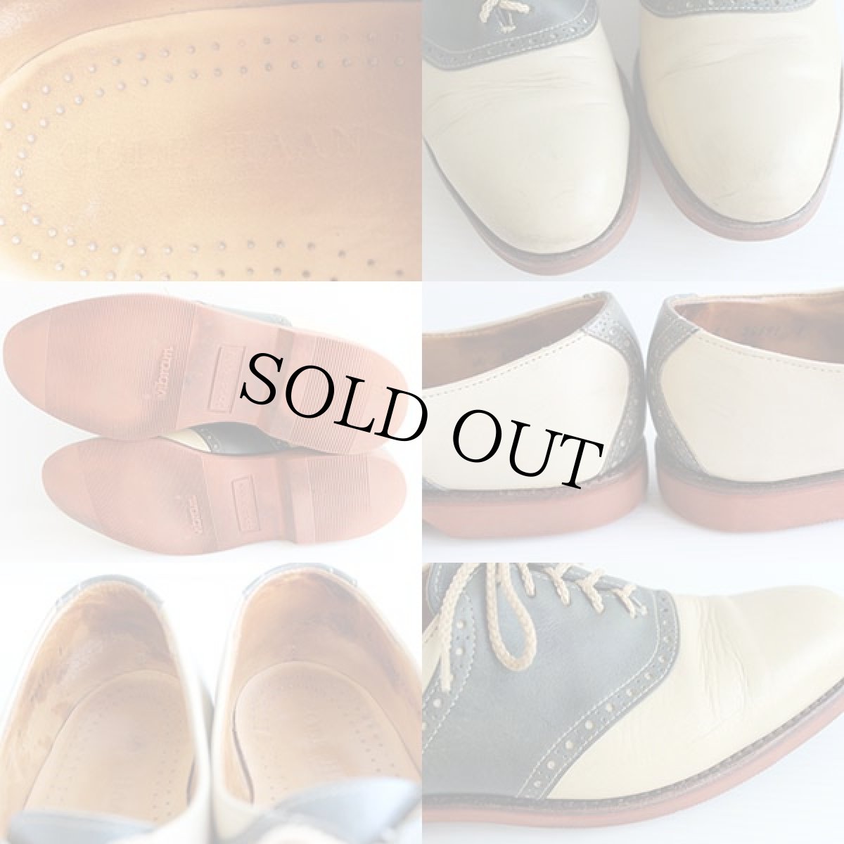 画像3: USA製 COLE-HAANコールハーン サドルシューズ 8E★レザーシューズ 革靴 (3)