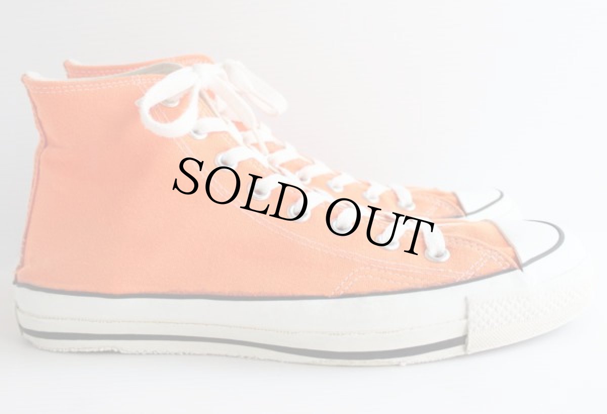 画像3: 80s USA製 CONVERSEコンバース ALL STARオールスター HI 当て布 オレンジ 9 (3)