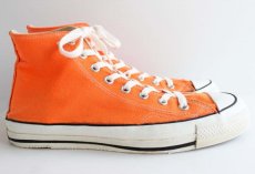 画像3: 80s USA製 CONVERSEコンバース ALL STARオールスター HI 当て布 オレンジ 9 (3)