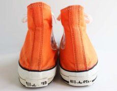 画像5: 80s USA製 CONVERSEコンバース ALL STARオールスター HI 当て布 オレンジ 9 (5)